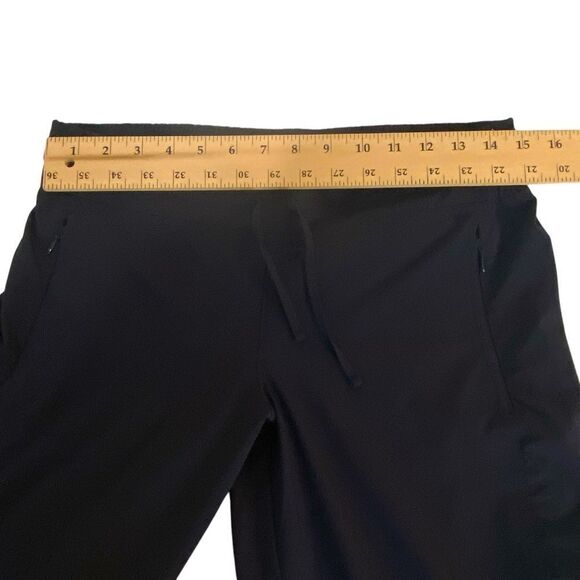 Athleta Navy Pants Size 8 Gathered Waist And Hem Zippered Pockets NWOT - Picture 6 of 7